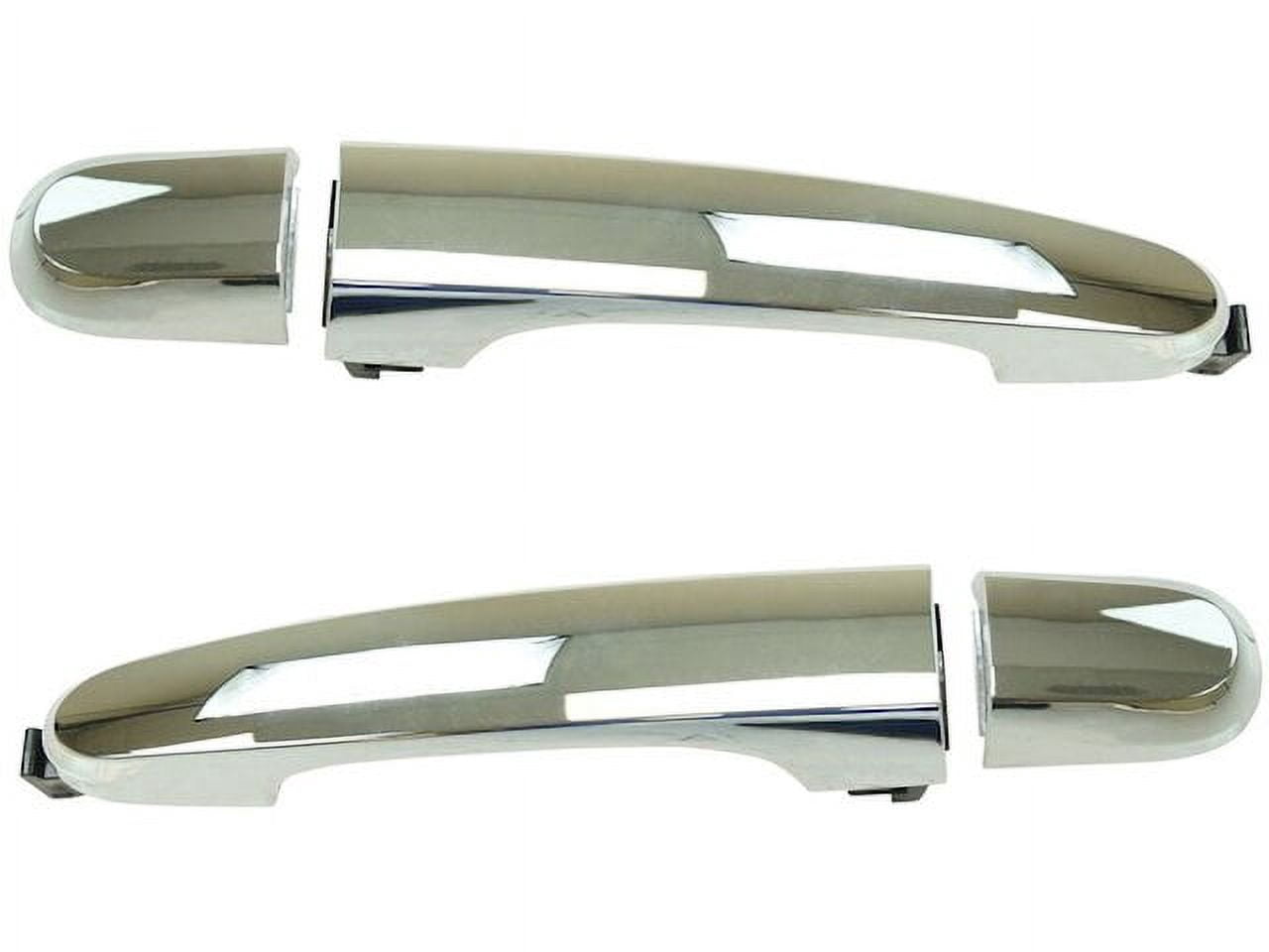 Chrome Steel Door Handle Covers Trim For Mitsubishi Outlander & Outlander Sport – 8-Piece Set