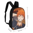 thumbnail image 2 of Haikyu Backpack, Large Capacity Daypack Backpack, 17 Inch Laptop Backpack For College Work Travel, 2 of 9