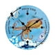 thumbnail image 3 of Reloj de pared con animales marinos para salón o dormitorio, con pantalla de 24 horas, tablero de madera densa y diseño moderno y decorativo para colgar., 3 of 5