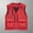 Red, variant on OGLCCG Mens Mesh Vest Casual Outdoor Work Safari Fishing Travel Photo Vest with Pockets Lightweight V Neck Softshell Cargo Vest