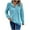 Blue, variant on GigrtiJin Womens Plus Size Hoodies Long Sleeve Solid Color Sweatshirts Fall Comfy Button Fashion Pullover Tops