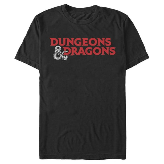 Men's Dungeons & Dragons Bold Logo Graphic Tee Black 2X Large