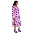 thumbnail image 2 of Vestido sublimado Roman Fashion Tallas Extras 4307 Lila mosaico lila 38, 2 of 6