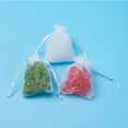 thumbnail image 3 of Bolsas de organza genéricas: 10 unidades de 9 x 7 cm de alta densidad para popurrí, joyas, regalos, fiestas, festivales navideños, baños, jabones, maquillaje y artículos de envoltura., 3 of 4