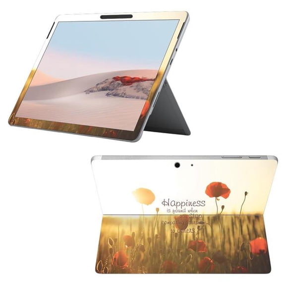 Skin Decal Wrap Compatible With Surface Go 2 (2020) Sticker Design Be Happy