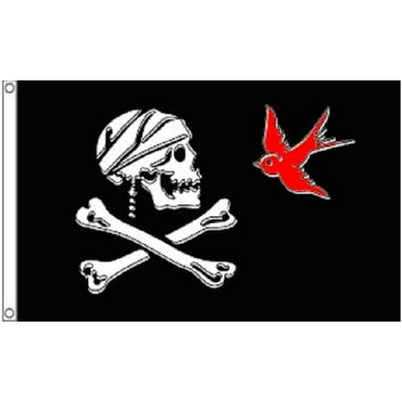 Pirate Jack Sparrow Flag 3x5 Jolly Roger Ship Banner Skull Crossbones