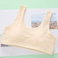 thumbnail image 2 of Utoimkio Girls Sports Bras Solid Color Crop Tops for Kids,Training Bra Cute Crop Tops for Girls Cami Bra 13-17 Years, 2 of 5