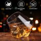 thumbnail image 2 of Copa de Vidrio Transparentes Sin Tallo - Copa de Whisky Inclinada - Adecuadas para Vino, Whisky y Cócteles - Regalo perfecto para Cumpleaños, Aniversario, Día de San Valentín y Acción de Gracias, 2 of 4