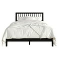 thumbnail image 4 of Home Design Galena Full Wood Platform Bed Frame with Vertical Spindle Headboard, Black, Easy Assembly, 4 of 13