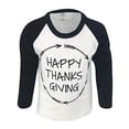 thumbnail image 2 of Unique Baby Boys Happy Thanksgiving Long Sleeve Raglan T Shirt (6), 2 of 4