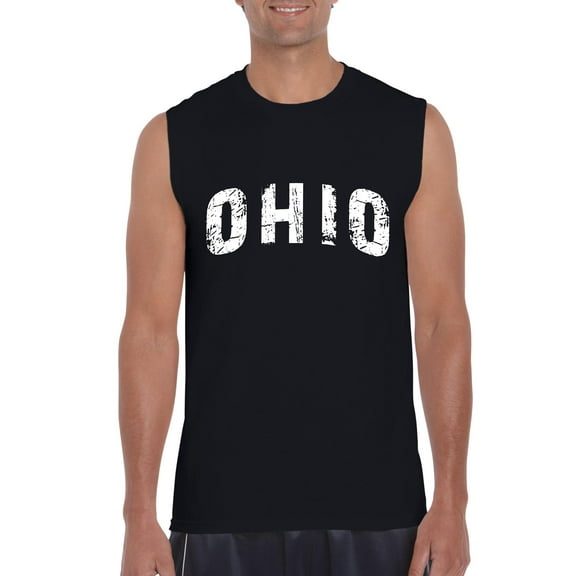 Normal is Boring - Men's Graphic T-Shirt Sleeveless, up to Men Size 3XL - Ohio