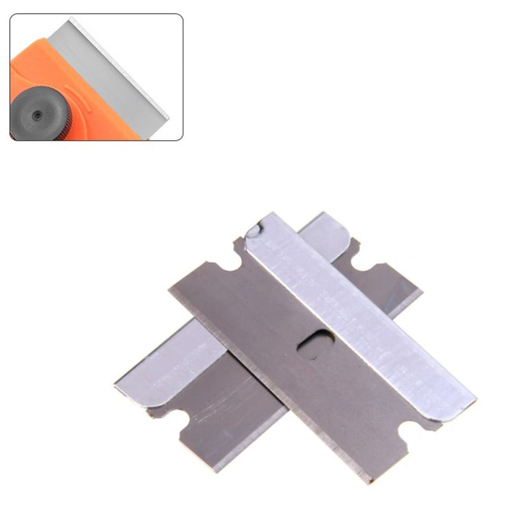 OVEN FLEXI SCRAPER HOLDER & 5 x SINGLE EDGE BLADES IDEAL FOR LIGHT OVEN CLEANING