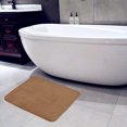 thumbnail image 3 of 3 PCS Coral velvet memory cotton mat bathroom absorbent non-slip carpet 3 pcs/set(15"×16.5" 15.7"×19.7" 19.7"×31.7",Light Brown), 3 of 3