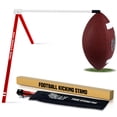 thumbnail image 1 of True Strike Pro Football Kicking Tee - Camiseta de fútbol definitiva compatible con todos los tamaños de pelota Bonus Goal Kicking Tracker Soporte para portería de fútbol (rojo y negro), 1 of 1