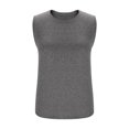 thumbnail image 6 of Timegard Womens Tank Tops Sleeveless Solid Color Comfy Crewneck Basic Tee Casual Fitting Shirts Summer, 6 of 7