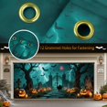 thumbnail image 3 of Cubierta para puerta de garaje Vrainito, 7 x 16 pies, Halloween Shadow Cat, 3 of 7