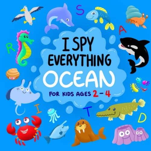 Pre-Owned I Spy Everything Ocean for Kids Ages 2-4 by Toddlers Coloring Books (Paperback) English
