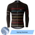 thumbnail image 3 of Phtxolue - Maillot de ciclismo térmico de forro polar para hombre, ropa cálida de manga larga para ciclismo de montaña profesional, para otoño e invierno, para primavera y verano, 3 of 5
