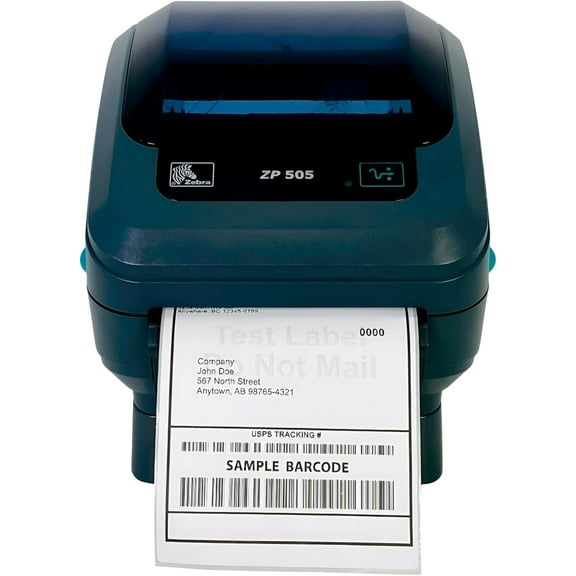 Restored Zebra ZP505 Portable Direct Thermal Label Printer Dispenser – USB, Serial, Parallel Connectivity, 203 DPI Resolution, P/N: ZP505-0503-0025 (Refurbished)