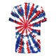 thumbnail image 4 of Camisas de Manga Larga para Hombres, Cómoda Impresión de Manga Corta Blusa de Cuello Redondo Hecha de Poliéster Ligero para el Verano, Camisas de Verano para Hombre, 4 of 5