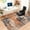 Brown Abstraction, variant on ORGOWEL Office Chair Mat for Hardwood Floor/Tile Floor 47"x59" Non Slip Desk Chair Mat Low Pile Computer Gaming Chair Rug for Rolling Chair Protector for Office Den Computer Desk, Green Abstraction