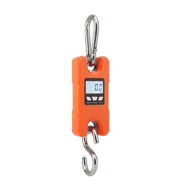 500kg Crane Scale Digital Display Scale Heavy Duty Hanging Hook Scale Fishing Travel Electronic Weighing Scale ,Multiple Functions