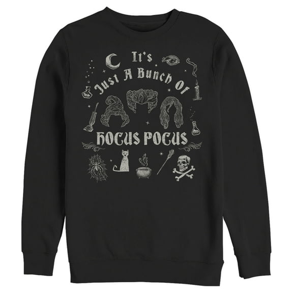 Men's Hocus Pocus It's Just a Bunch of Hocus Pocus Icons Sweatshirt