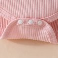 thumbnail image 6 of zuwimk Newborn Baby Girl Clothes Infant Ruffle Romper Pants Set Summer Outfits Cute Baby Clothes for Girls(0-3 Months,Pink), 6 of 9