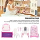 thumbnail image 3 of Juego De Accesorios Para Dormitorio De Casa De Muñecas, Sábana Para Cama, Juego De Muebles Para Casa De Muñecas, Taburete, Valla De Espejo De Plástico Para Casa De Muñecas, 3 of 7