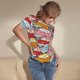 thumbnail image 3 of Fotbe Cute Cars Body de Mujer con Cuello Redondo y Mangas Cortas, Sin Mangas Ajustado, Suave, Cómodo y Básico-Medium, 3 of 7