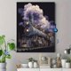 thumbnail image 4 of Qisvanset 12x16 Inch Night Sky Van Camper Canvas Print Wall Art, 4 of 5