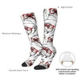 thumbnail image 5 of Picia Women Crew Soft Moisture-wicking Socks Monkey Pattern Design Cotton Socks, One Size fit All, 5 of 9