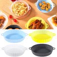 thumbnail image 2 of 1PC Air Fryer Silicone Pot Round Oven Baking Tray Grill Pan Accessories Reusable, 2 of 15