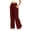 Wine, variant on QSAWXQZ Womens High Waisted Wide Leg Pants Elastic Waist Stretch Pockets Loose Athletic Lounge Pants 3XL