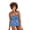 Blue Paradise, variant on Women's Smocked Bandeau Tankini Top
