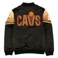 thumbnail image 2 of Men's New Era Black Cleveland Cavaliers 2025/26 City Edition Full-Snap Satin Jacket, 2 of 2