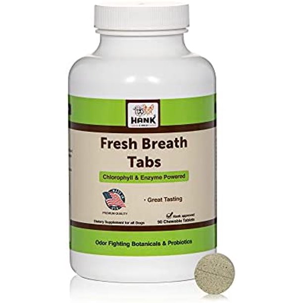 Fresh Breath TABS chewable Breath Mints for Dogs. TripleAction Oral