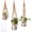 Brown, variant on 3-Pack Macrame Plant Hanger Indoor - Hanging Planter Basket for Indoor Outdoor - Decorative Boho Plant Holders Set with Beads - Ceiling Flower Pot Holder with 6 Hooks - 35"/30"/24" Gray