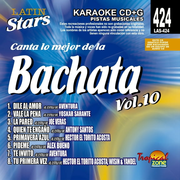 Karaoke Latin Stars 424 Bachata 10