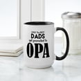 thumbnail image 4 of CafePress - BEST DADS GET PROMOTED TO OPA Mugs - 15 oz Ceramic Large White Novelty Mug, 4 of 4