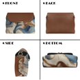 thumbnail image 2 of SCRAWLGOD Vintage Marble Print Beige Brown Small Purses for Women Crossbody Bags, Lightweight PU Leather Mini Cross Body Purse Travel Shoulder Bag Sling Bag for Daily Life, 2 of 7