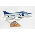 thumbnail image 2 of VMFA-321 F-4S 1991 Model, 1/42 (18") Scale, Mahogany, Marines, Fighter, McDonnell Douglas, 2 of 8