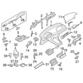 thumbnail image 3 of New Genuine BMW Depositing Box Bottom Panel (1999-2005) OE 51168209372, 3 of 10