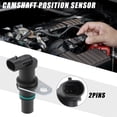 thumbnail image 2 of Unique Bargains Camshaft Position Sensor Engine Crankshaft Position Sensor for Detroit Diesel Series ABS Black, 2 of 7