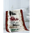 thumbnail image 3 of Christmas Tree Bath Towels for Bathroom Set,Luxury Microfiber Towels Gifts for Women,Quick Dry Beach Kitchen Hand Hair Face Towel and Dish Washcloth,Red Black Plaid Xmas Snowflake Yoga Towels+Set, 3 of 7