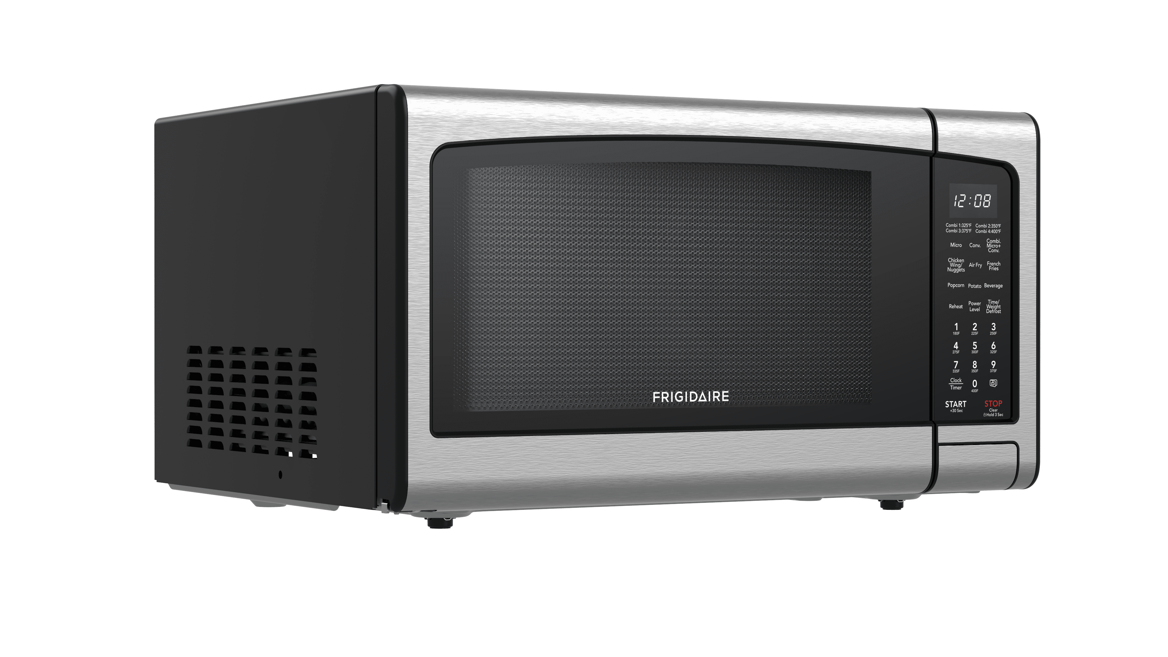 Frigidaire 3-In-1 Countertop Microwave Oven / Air Fryer / Convection, 1500-Watt Power, 1.1 Cu. Ft. Capacity, Stainless Steel
