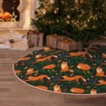 thumbnail image 5 of Rateoe Cute Little Foxes Pattern Christmas Tree Skirt with Ties, Christmas Tree Decorations, Farmhouse Christmas Decor Xmas Holiday Decorations-30", 5 of 6