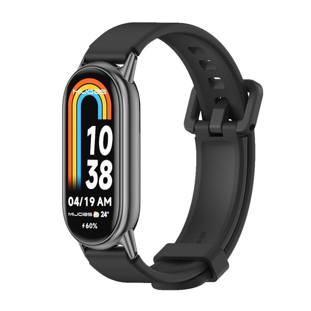 Correa para Xiaomi Mi Band 7 8 6 5 4 3 Reemplazo de pulsera de silicona para Xiaomi Band 4 MiBand 7 6 5 4 3 Correa de muñeca Tan Jianjun unisex