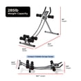 thumbnail image 5 of Sunny Health & Fitness Core Glider Ab Trainer Machine, Adjustable Ab & Core Workout Slider with SunnyFit App, 5 of 7