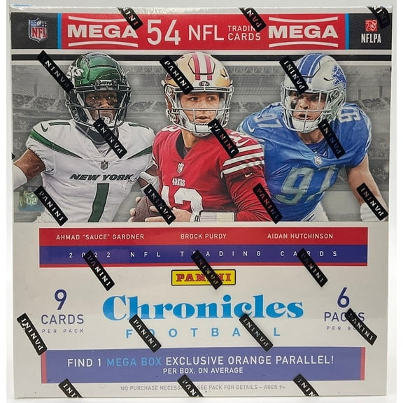 2022 Panini Chronicles Football Mega Box - Fanatics (Orange Parallel)